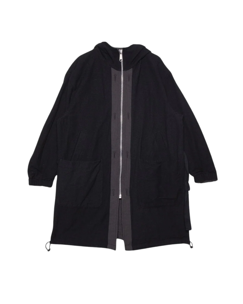 Reversible Military Hooded Coat