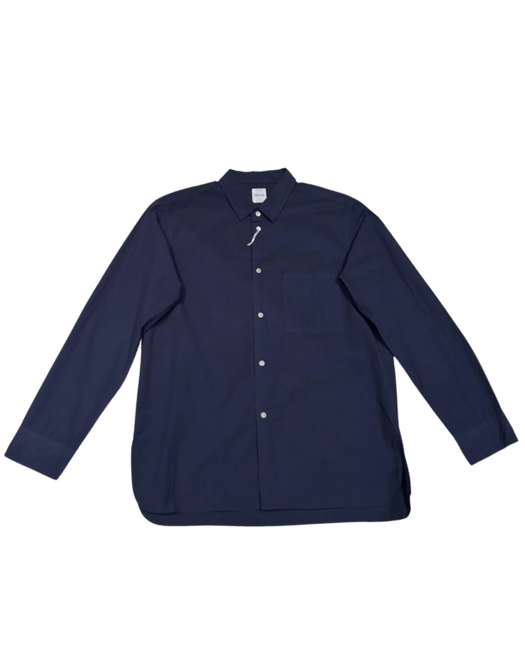 Organic Cotton Broadcloth Regular Collar Shirt