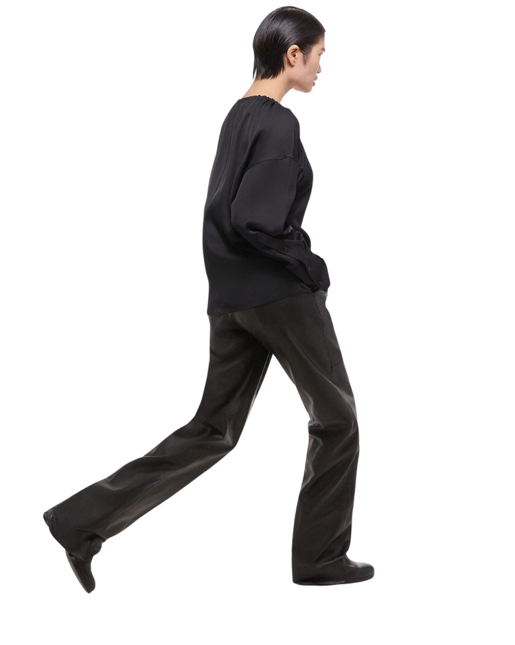 Drawstring Shirt Black