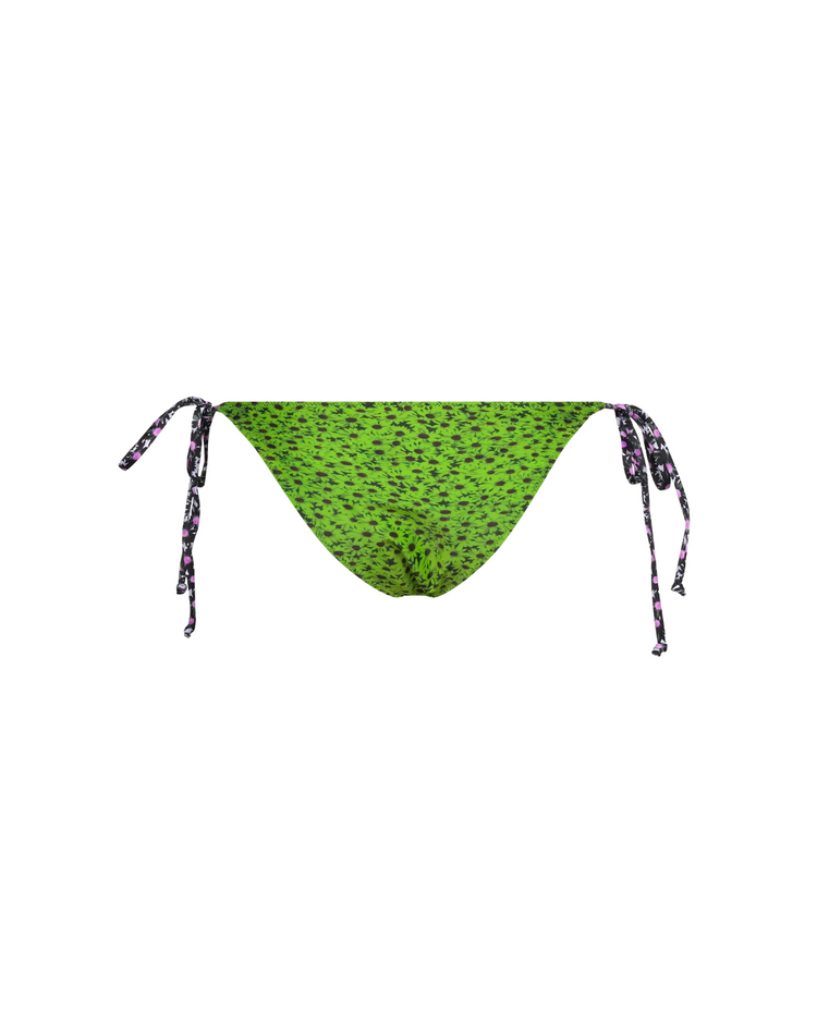 Recycled Printed Beads String Bikini Briefs