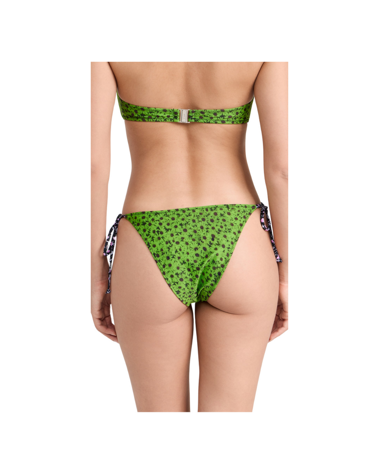 Recycled Printed Beads String Bikini Briefs