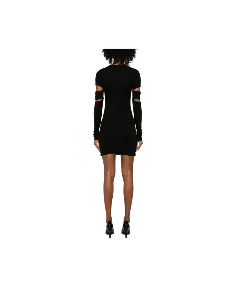 Slash Midi Dress