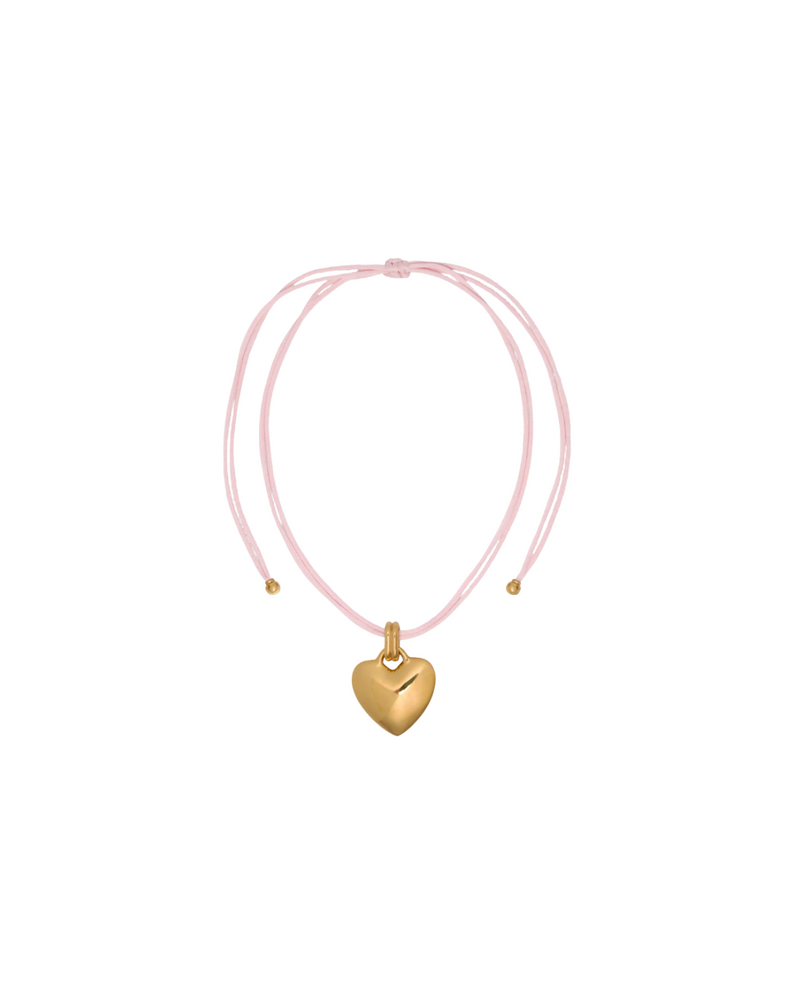 Heart Ribbon Necklace