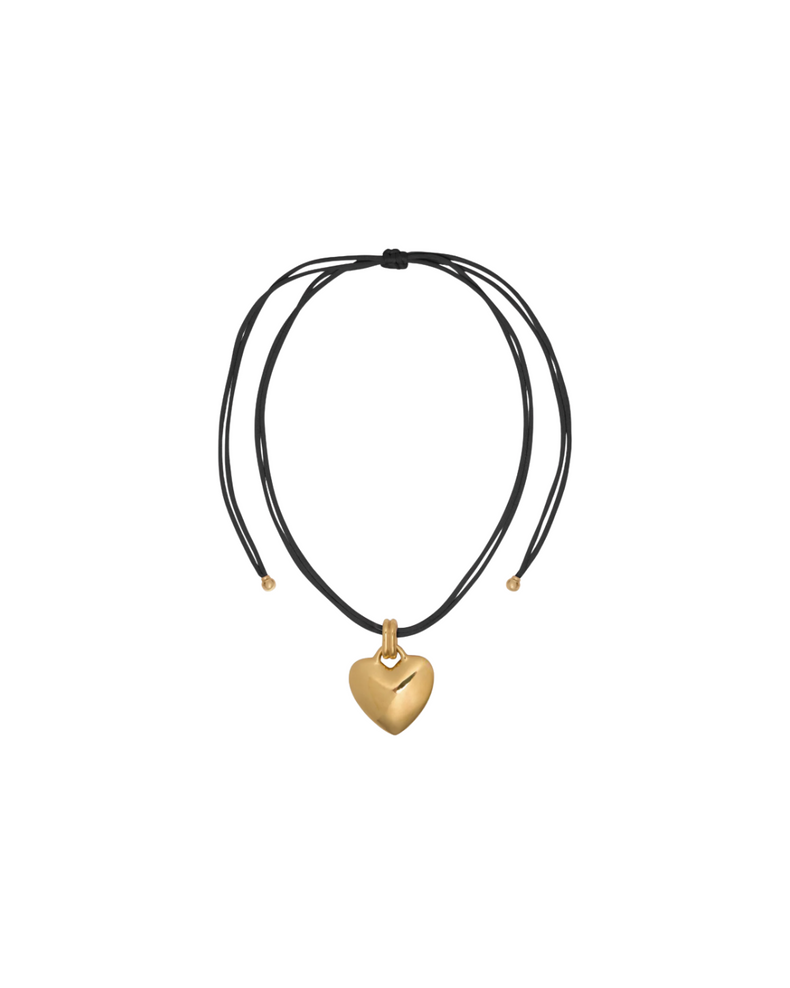 Heart Ribbon Necklace