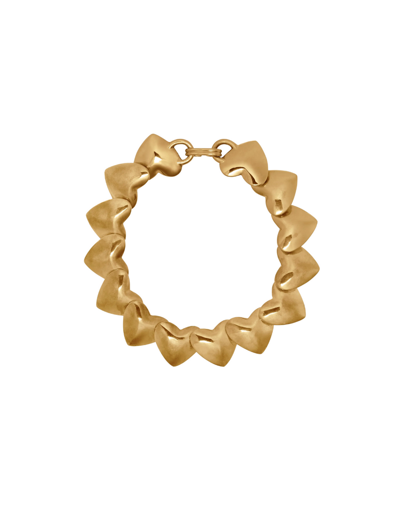 Multi Hearts Short Necklace