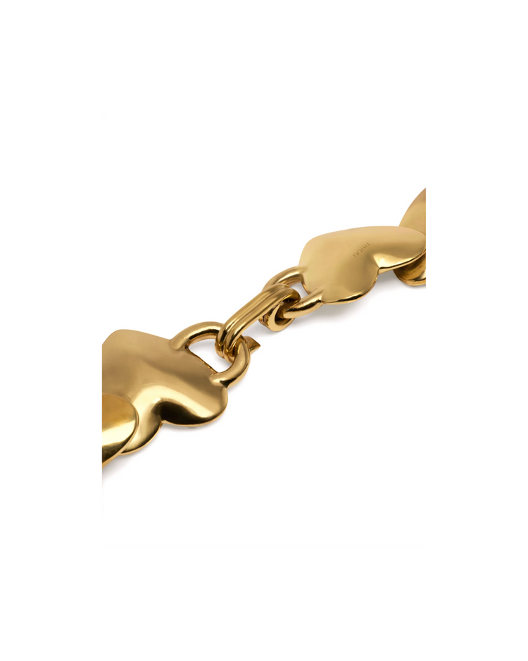 Multi Hearts Short Necklace