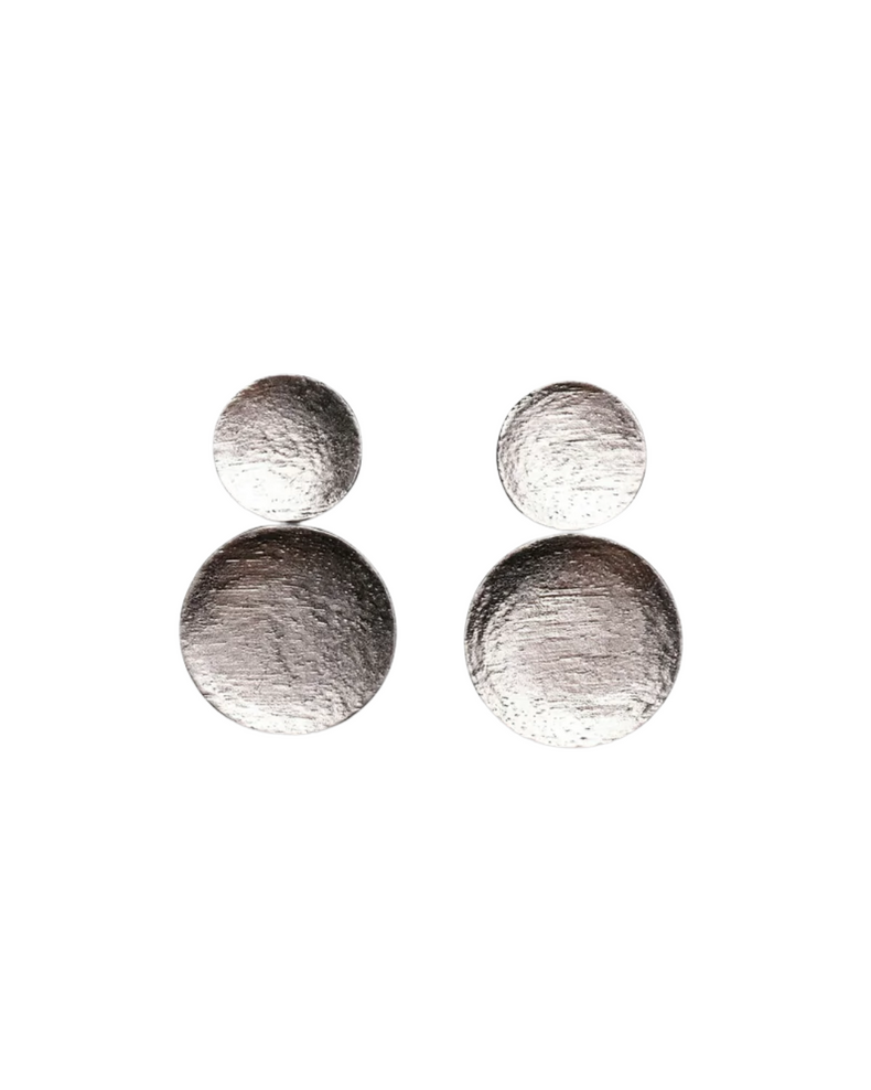 Arida Earrings: Acacia, Silverfoil