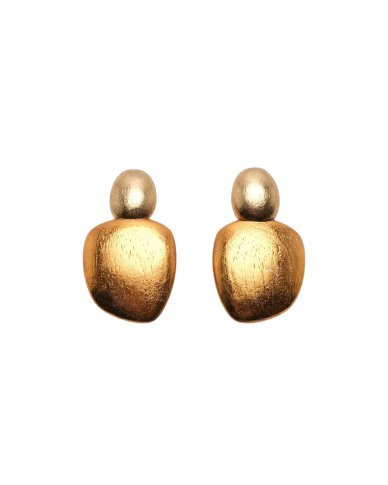 Luma Earring: Acacia, Goldfoil