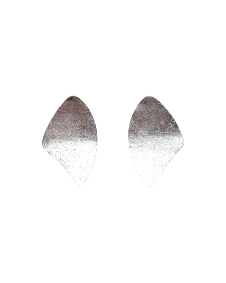 Riva Earrings: Acacia, Silverfoil