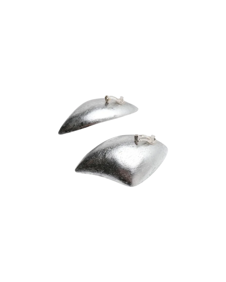 Riva Earrings: Acacia, Silverfoil