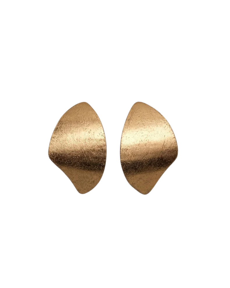 Lora Earrings: Acacia, Goldfoil