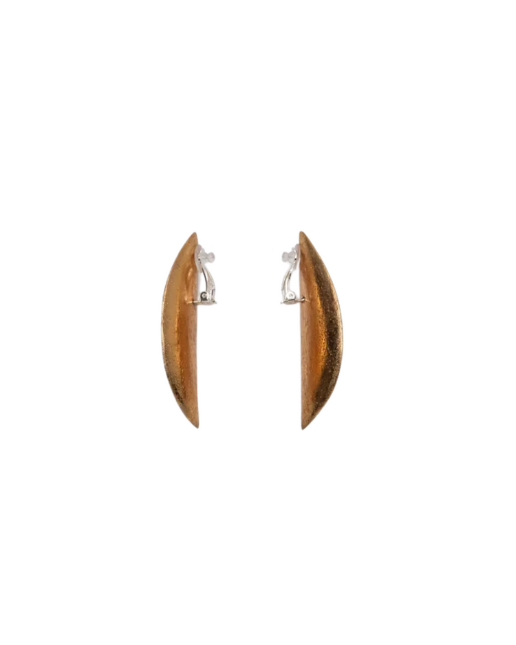 Lora Earrings: Acacia, Goldfoil