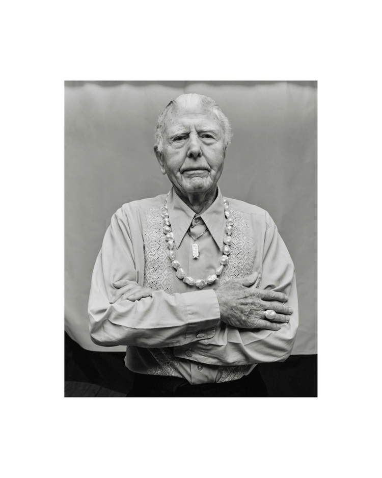 Lune Ring: Baroque Pearl, Leather