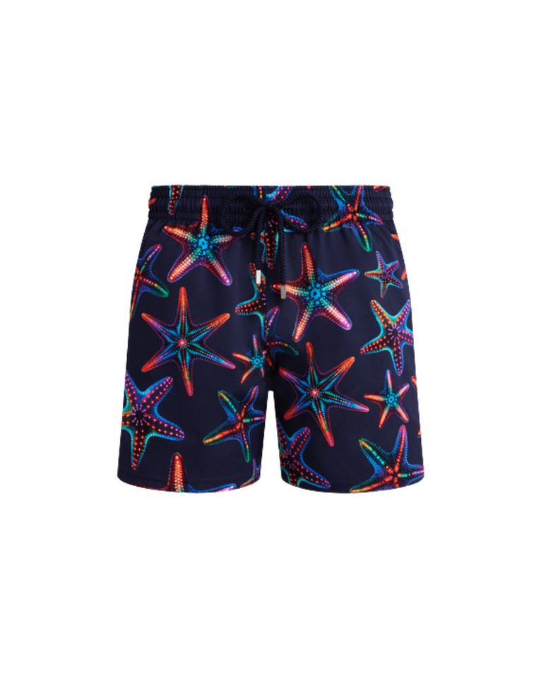 Men Stretch Short Swim Shorts Disco Stars