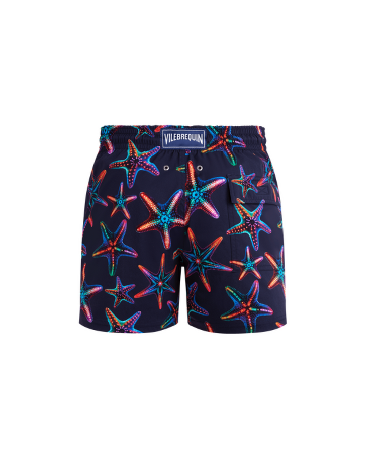 Men Stretch Short Swim Shorts Disco Stars