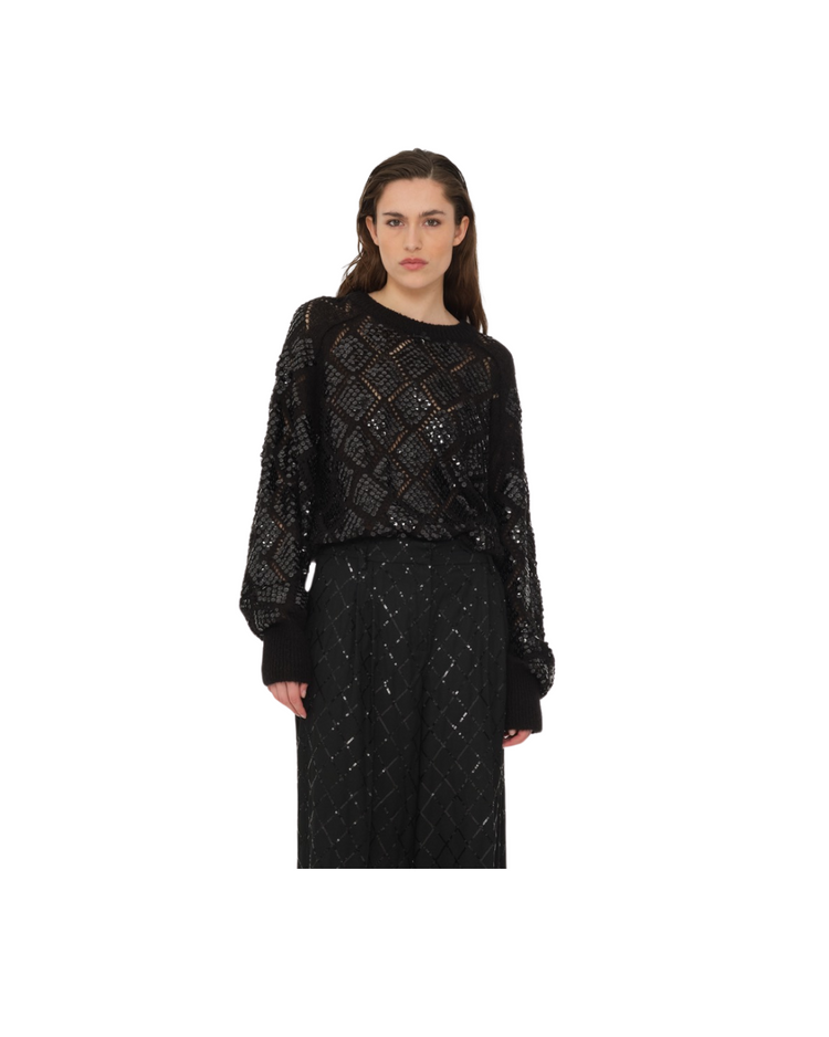 Sequin Knit Jumper