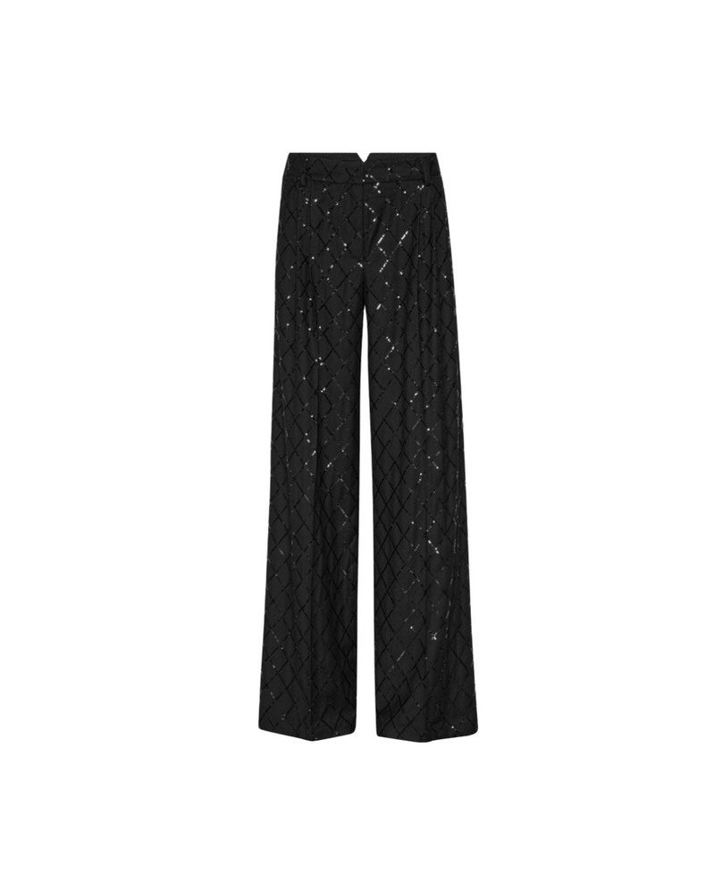 Wide Leg Sequins Pants