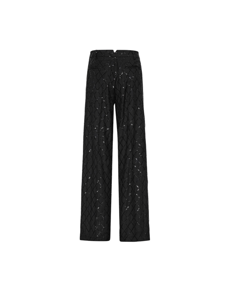 Wide Leg Sequins Pants