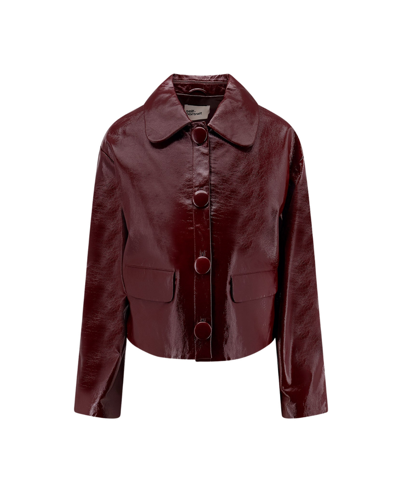 Burgundy Leather Jacket