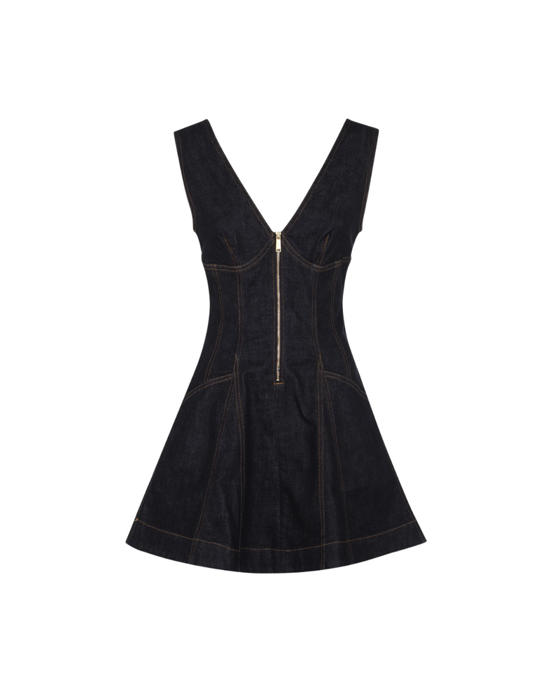 Indigo Denim Mini Dress