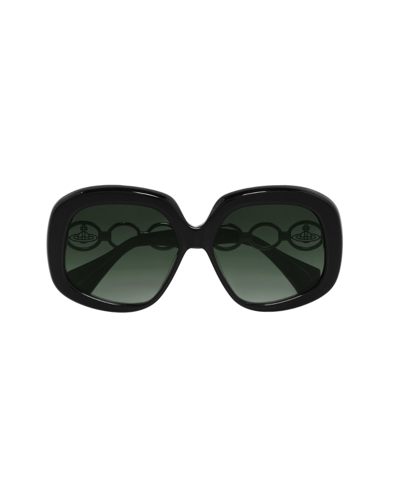 Balmoral Sunglasses Shiny Black