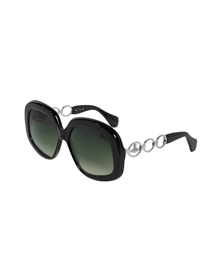 Balmoral Sunglasses Shiny Black