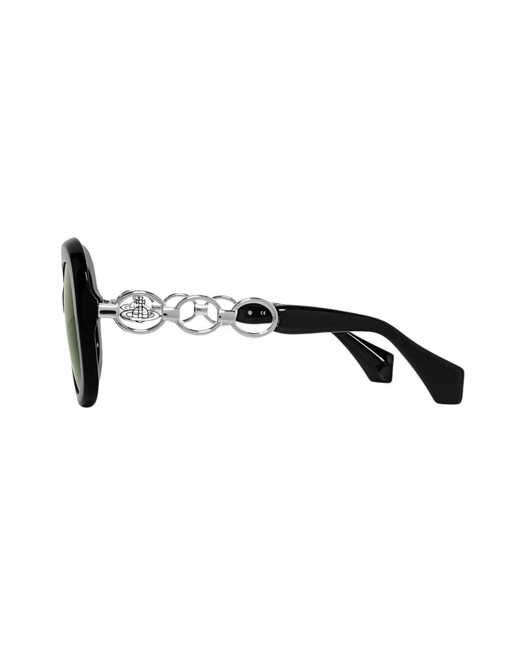 Balmoral Sunglasses Shiny Black