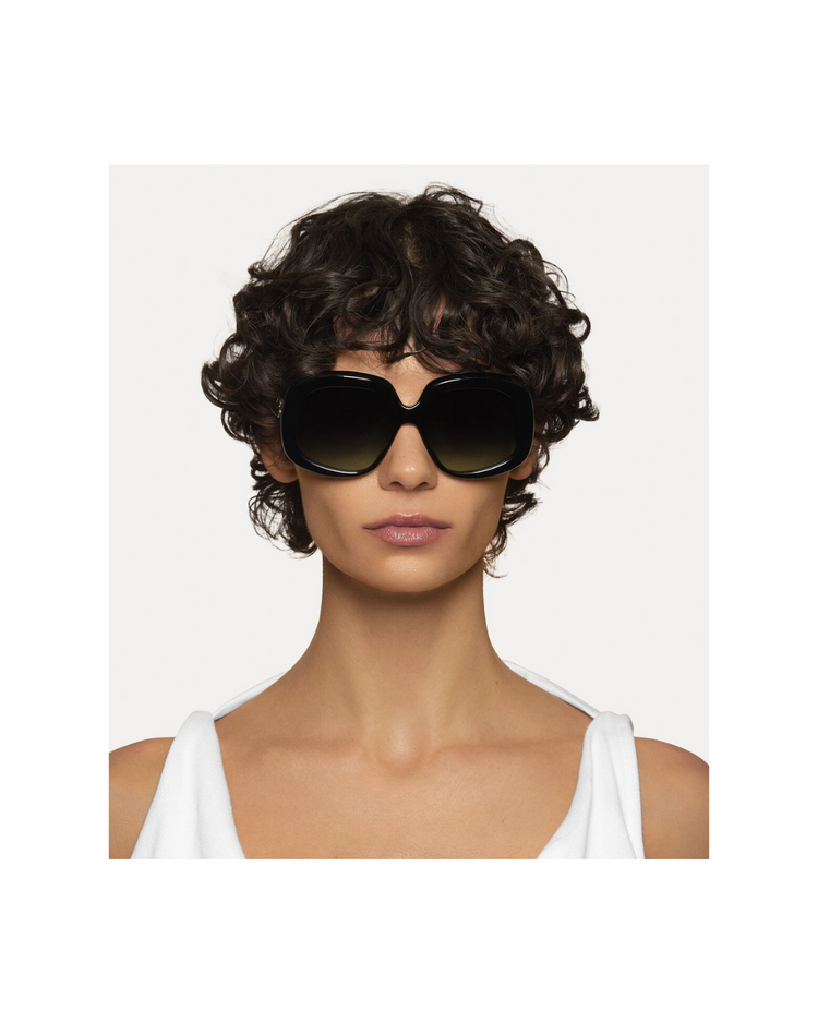 Balmoral Sunglasses Shiny Black