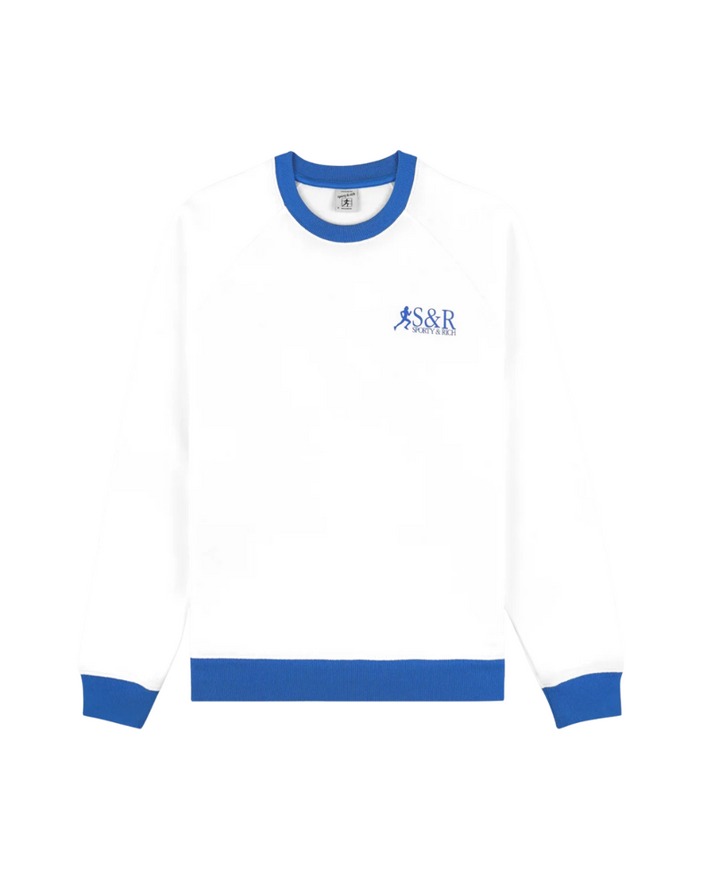 SR Runner Soft Crewneck - White