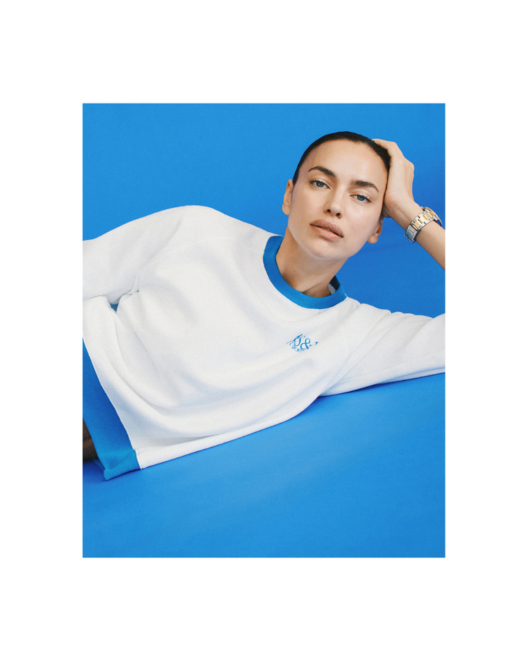 SR Runner Soft Crewneck - White