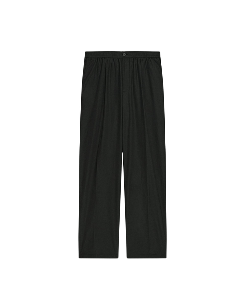 Pleated Drawstring Pant In Cotton-Blend