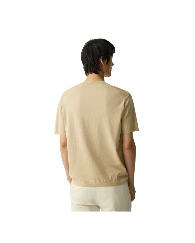 Relaxed Crewneck Tee In Cotton Light Twist