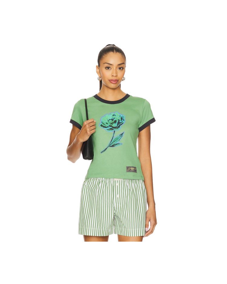 Basic Cotton Jersey Peony Baby Fit T-shirt