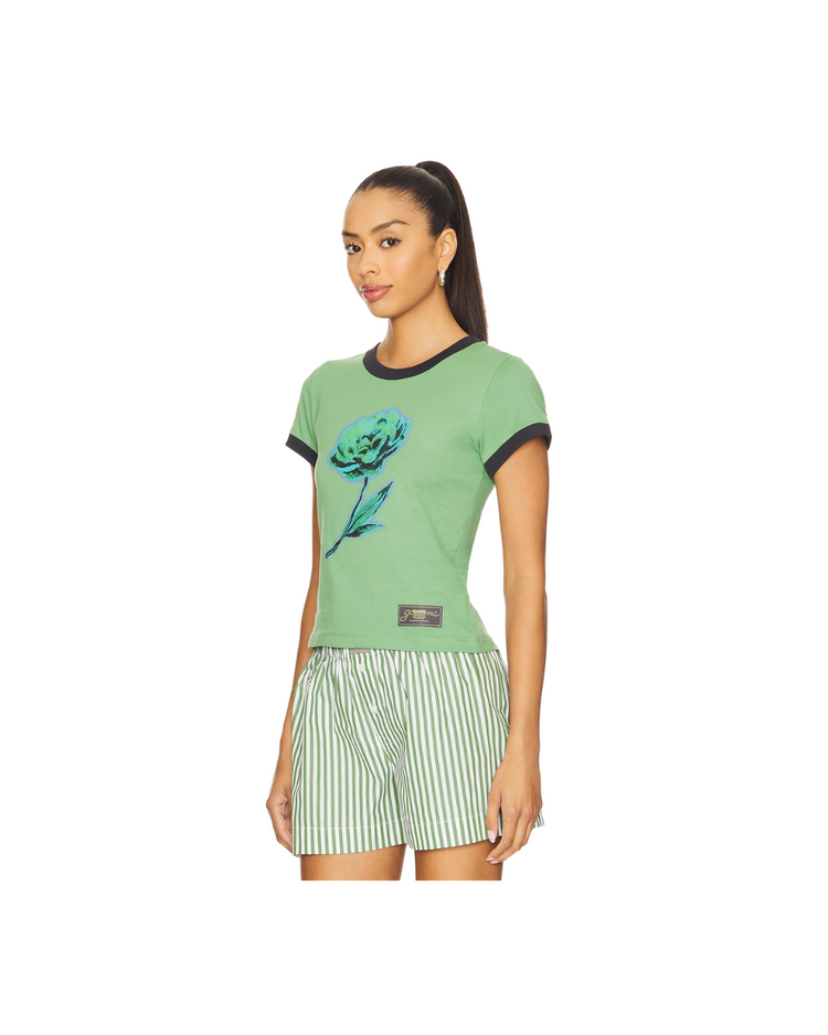 Basic Cotton Jersey Peony Baby Fit T-shirt