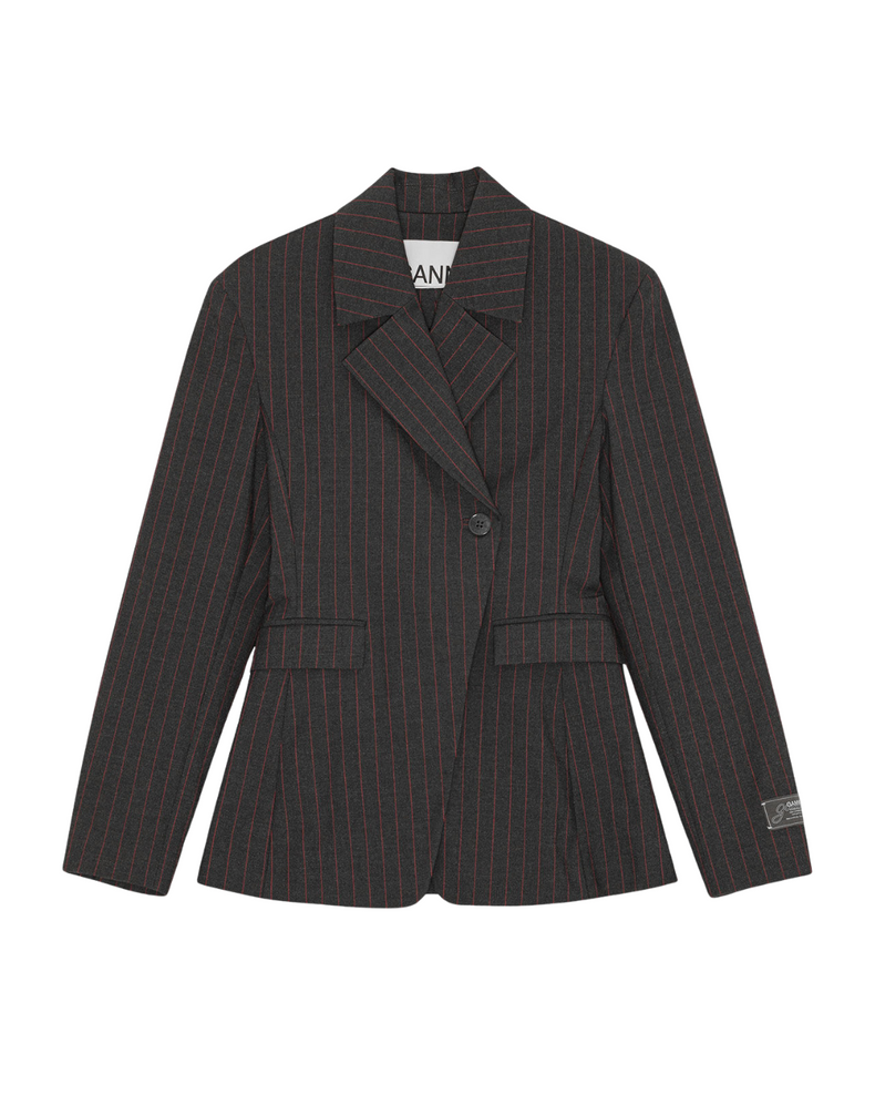 Pinstripe Blazer