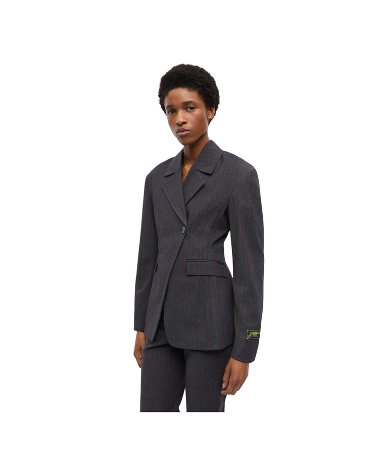 Pinstripe Blazer