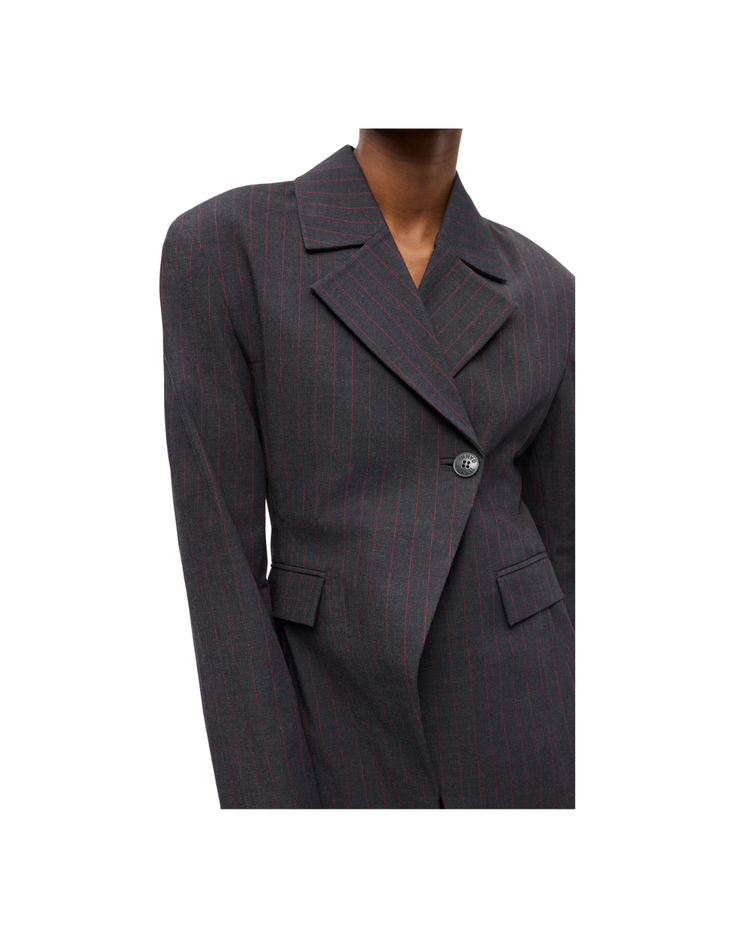 Pinstripe Blazer