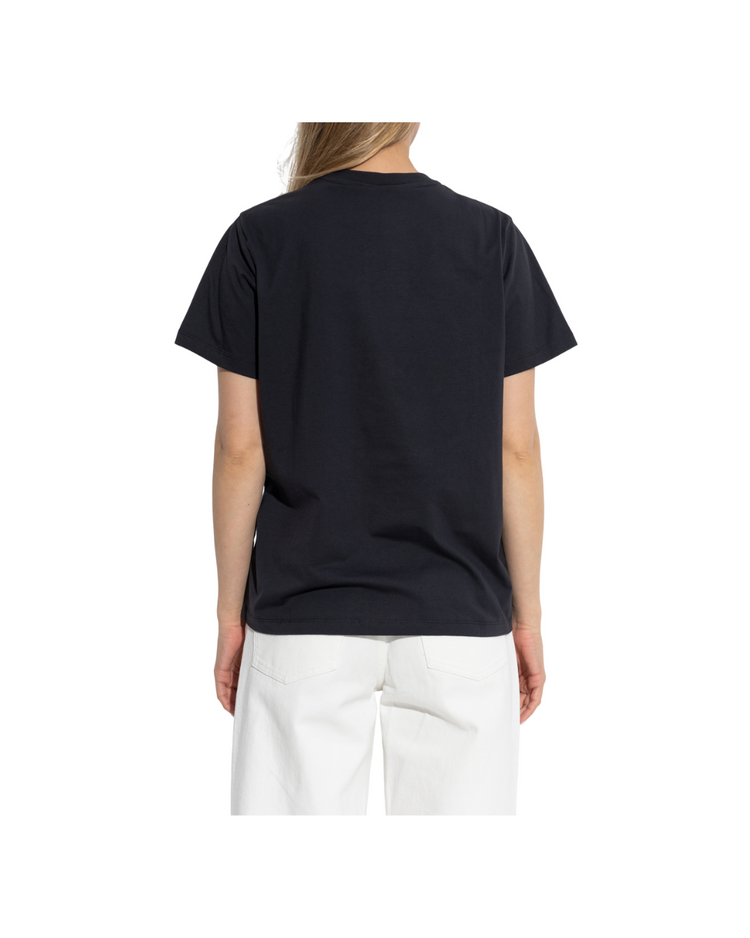 Basic Cotton Jersey Damask Relaxed T-shirt