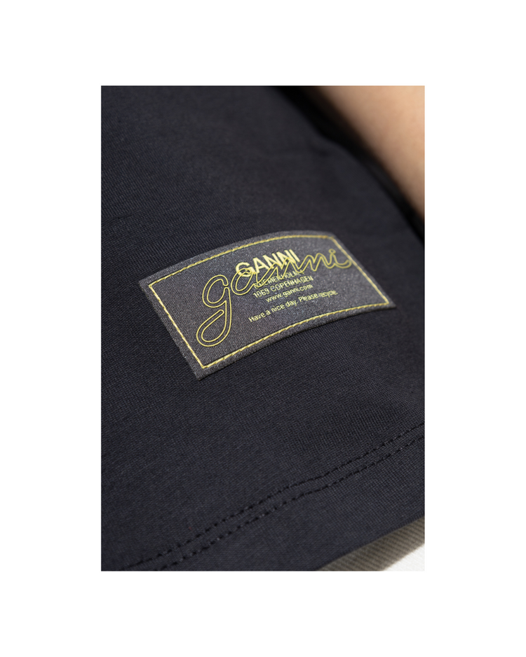 Basic Cotton Jersey Damask Relaxed T-shirt