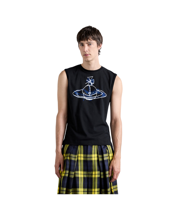 Drawn Orb Muscle T-shirt