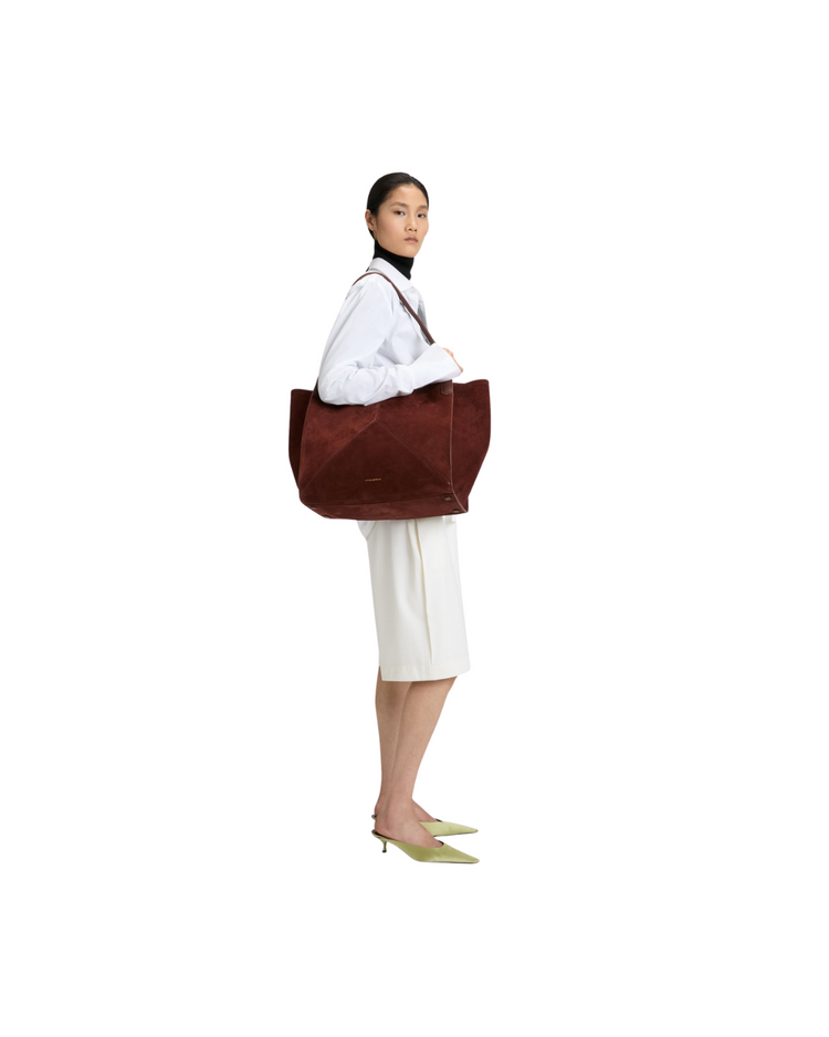 Victoria Tote In Dark Brown