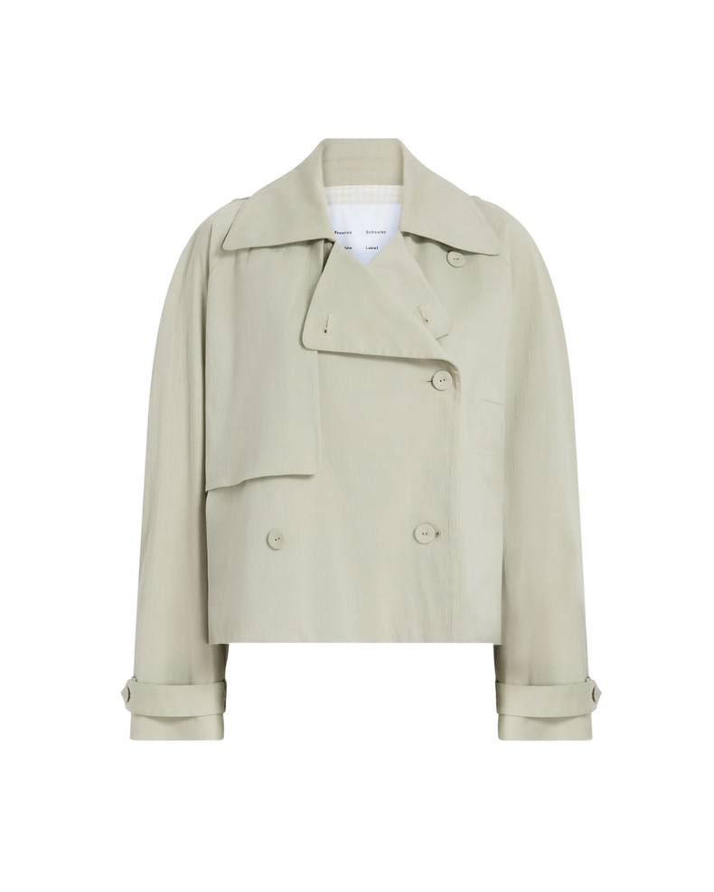 Yasmin Cropped Trench