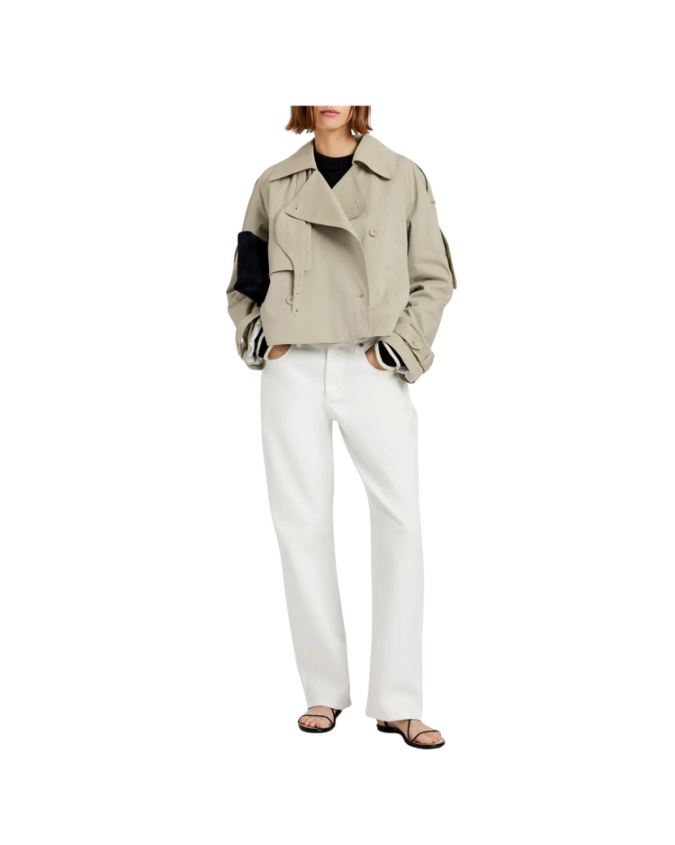 Yasmin Cropped Trench