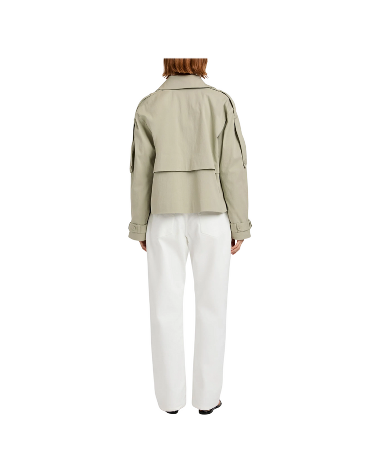 Yasmin Cropped Trench