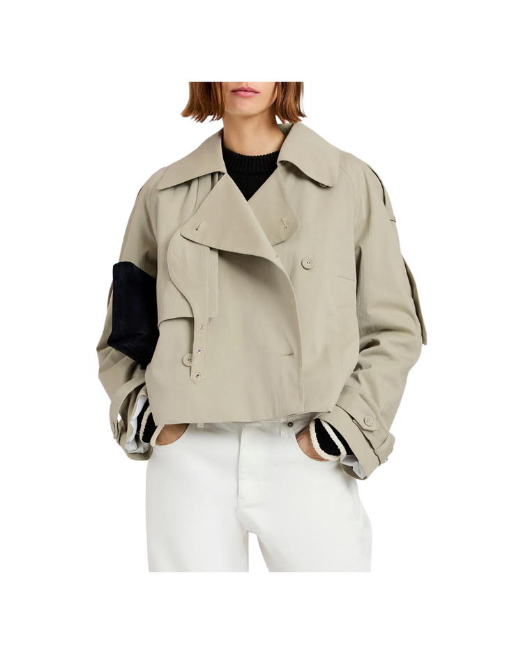 Yasmin Cropped Trench