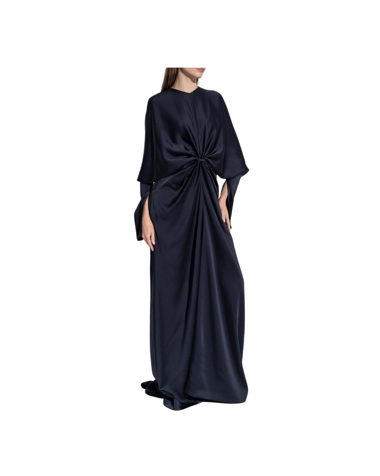 Satin Twist Gown Dress