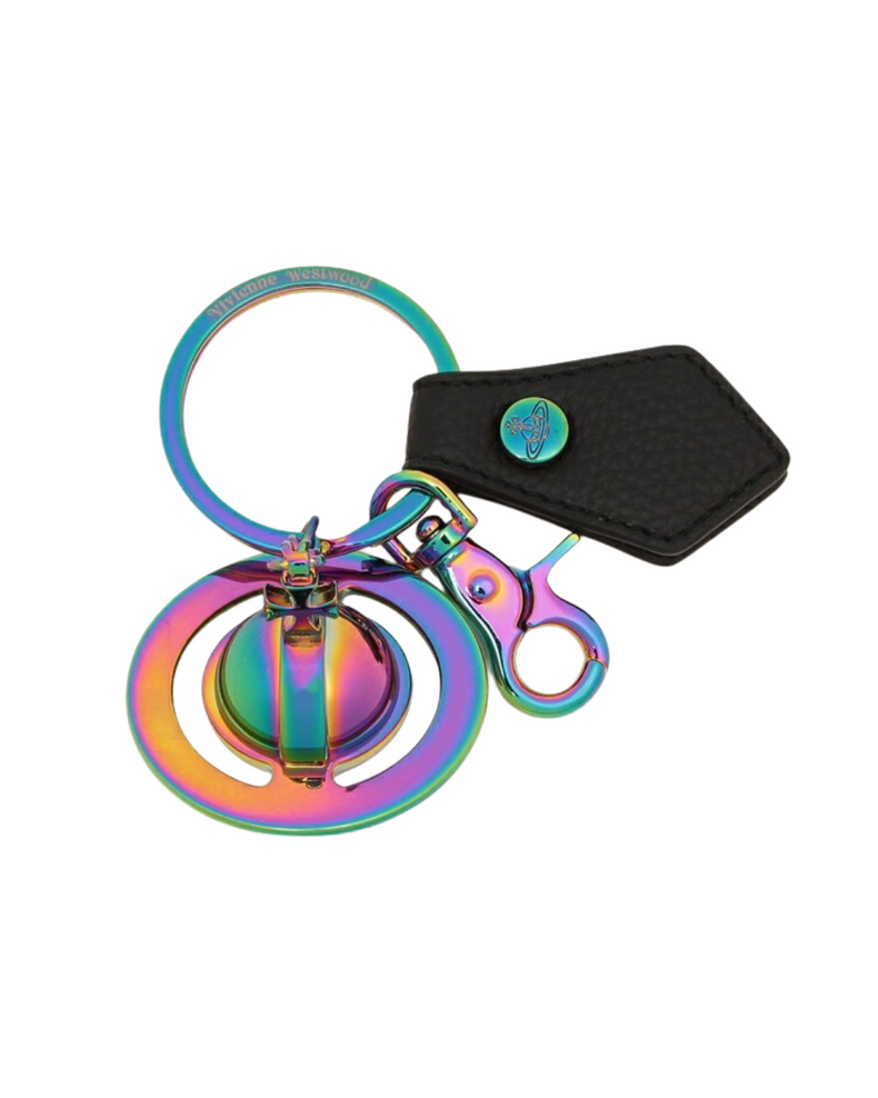 3d Orb Iridescent Keyring