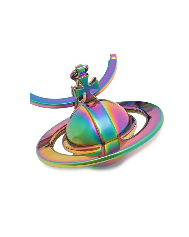 3d Orb Iridescent Keyring