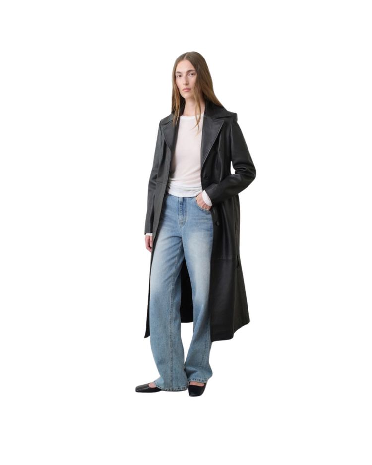 Leather Trenchcoat