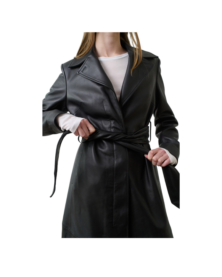 Leather Trenchcoat
